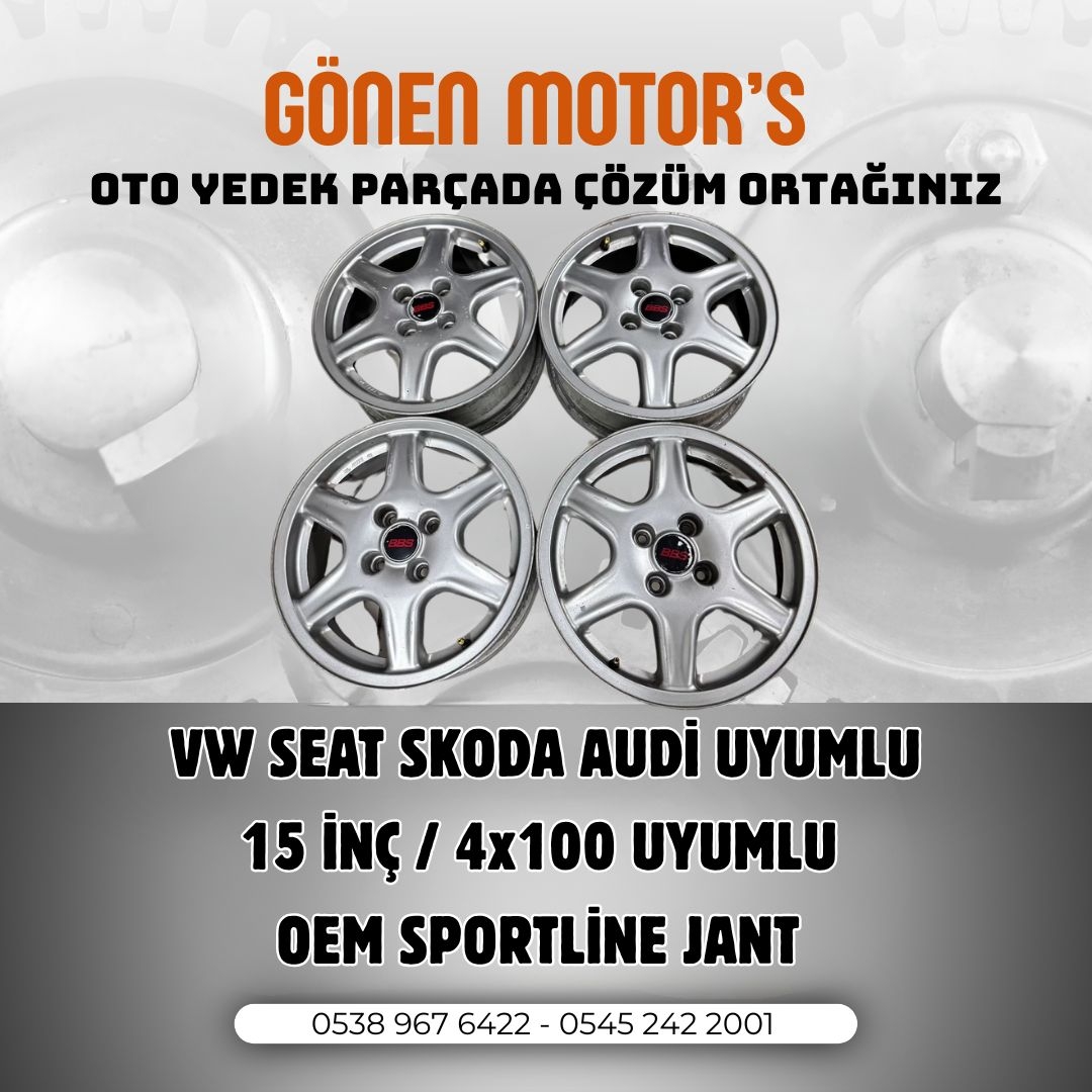 090 - 1H0 601 025 AE Alüminyum Jant | VW Polo – Golf – Vento Uyumlu