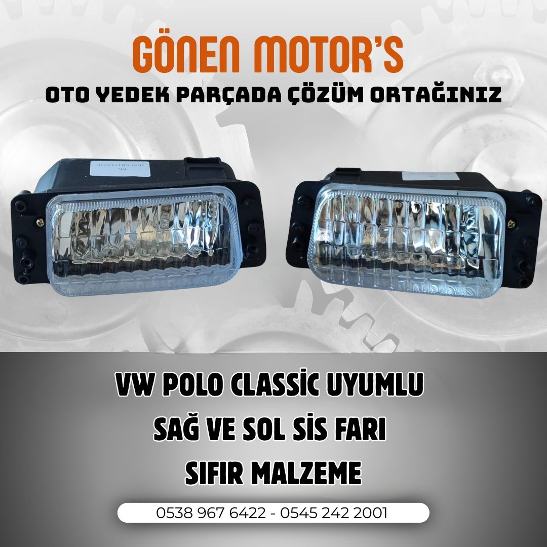 102 - Polo Classic Sis Far Seti | 6K5 941 701 A – 6K5 941 702 A (Sağ – Sol)