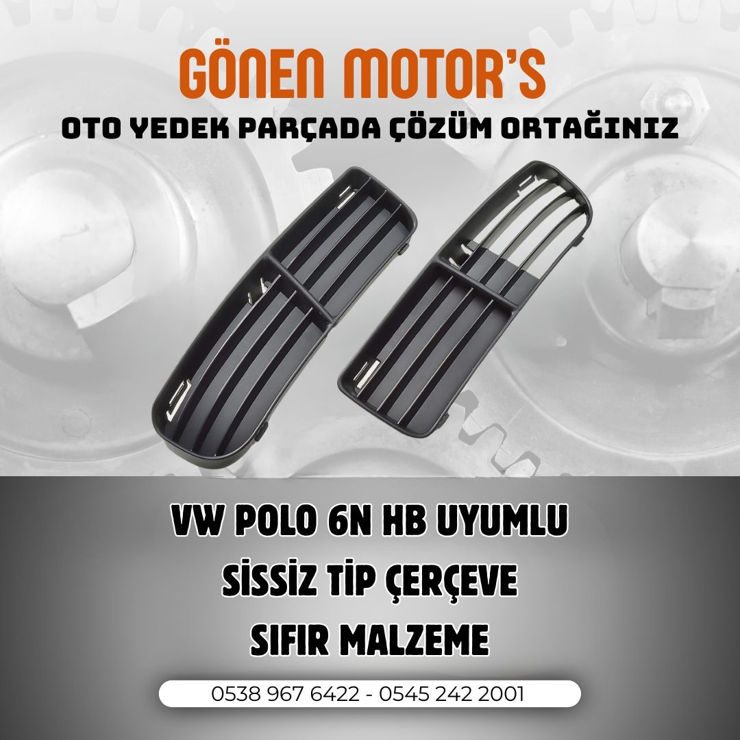 105 - 6N0 853 666 B – 6N0 853 665 B Polo 6N Sissiz Tip Kapak | Sağ – Sol Tam Uyum