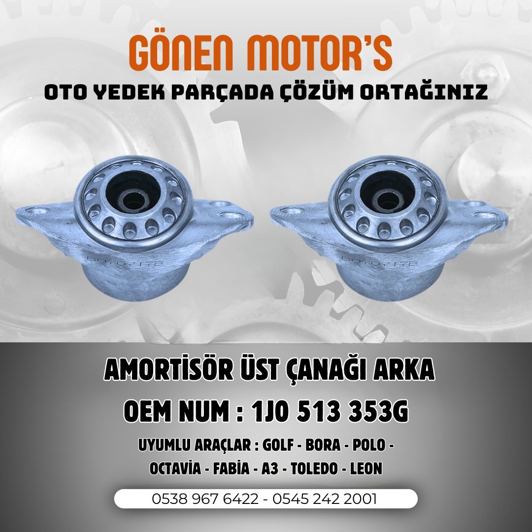 150 - 1J0 513 353 B Arka Amortisör Yatağı | VW – Audi – Seat – Skoda Uyumlu