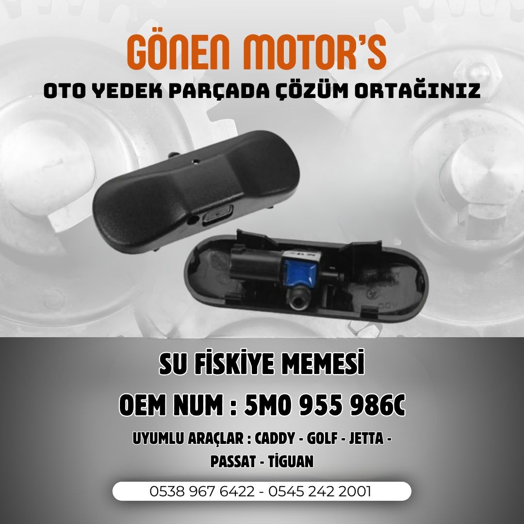 151 - 5M0 955 986 C Isıtmalı Enjektör Memesi | VW – Audi – Seat – Skoda Uyumlu