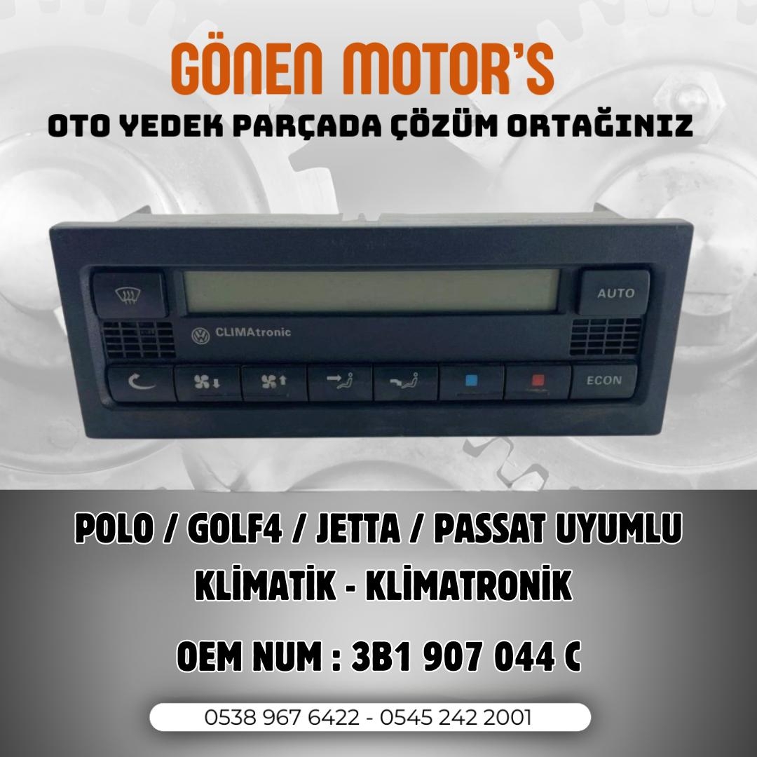 189 - 3B1 907 044 C Climatronic Dijital Klima Paneli | Passat – Golf – Bora Uyumlu