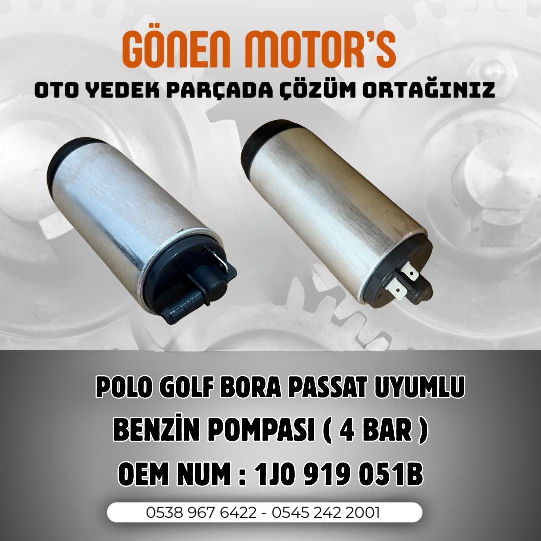 211 - 1J0 919 051 B Benzin Pompası – VW Polo OEM Uyumlu Yakıt Pompası