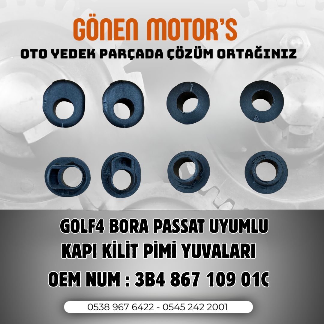 240 - 3B4 867 109 01C – Kapı Kilit Pim Yuvaları Ön Arka