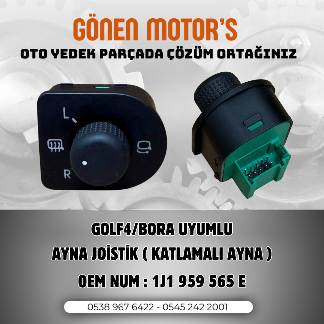 268 - 1J1 959 565 E – Katlamalı Ayna Uyumlu Elektrikli Ayna Ayar Joistiği